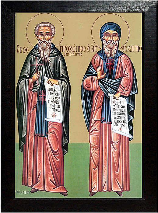 Sfantul Procopie Decapolitul, Sfantul Cuvios Asclipie [2]