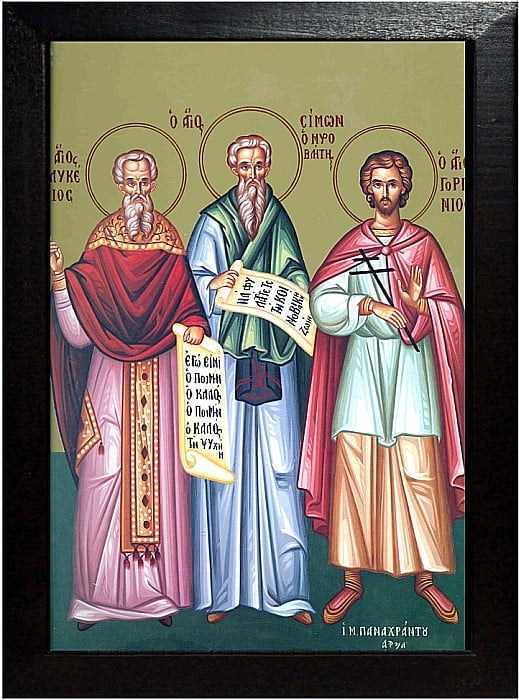 Sfintii Mucenici Glicherie si Gorgonie, Sfantul Cuvios Simeon [2]