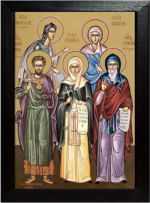 Sfintii Onisifor, Eustolia, Matroana, Teoctista, Simeon Metrafast [2]