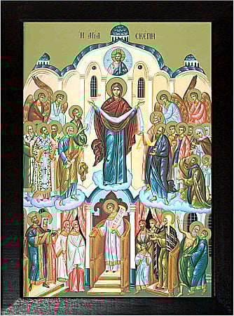 Icoane Maica Domnului - Acoperamantul Maicii Domnului