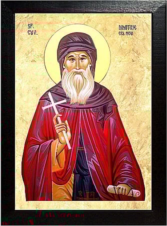 Icoane Iulie - Aducerea moastelor Sfantului Cuvios Dimitrie cel Nou la Bucuresti