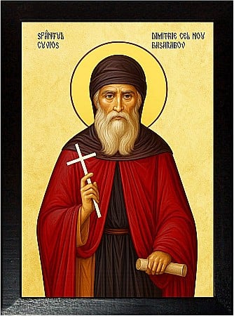 Icoane Iulie - Aducerea moaștelor Sfântului Cuvios Dimitrie cel Nou la București