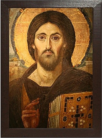 Icoane Iisus Hristos - Iisus Hristos Pantocrator, de la Manastirea Sfanta Ecaterina din Sinai