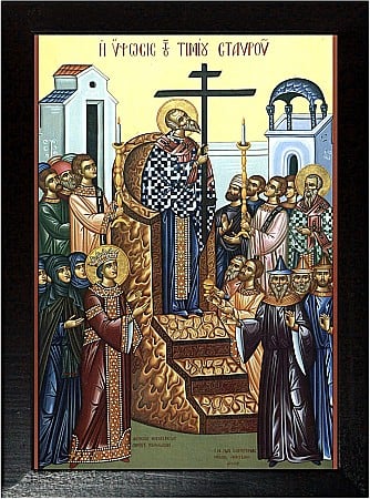 Icoane praznicale - Inaltarea Sfintei Cruci