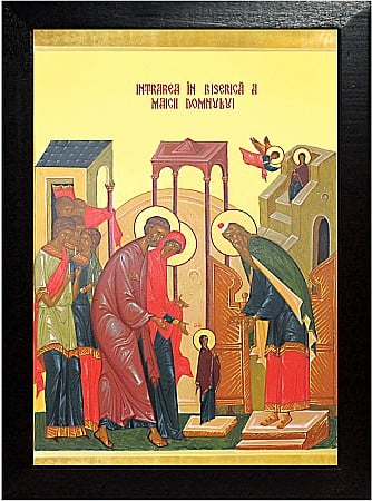 Icoane Maica Domnului - Intrarea in Biserica a Fecioarei Maria, Maica Domnului