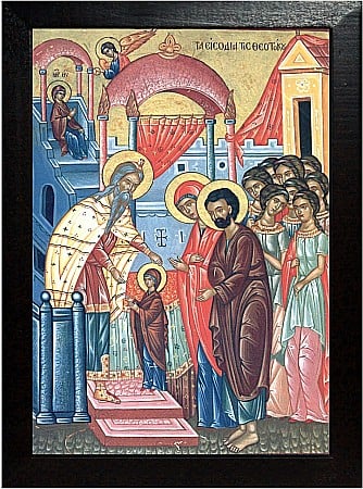 Icoane Noiembrie - Intrarea in Biserica a Maicii Domnului