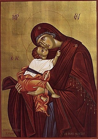 Icoane Maica Domnului - Maica Domnului cu Pruncul