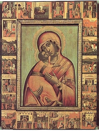 Icoane Maica Domnului - Maica Domnului pictata de Chiril Ulanov