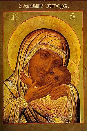 Icoane Maica Domnului - Maica Domnului Salvatoare de la inec