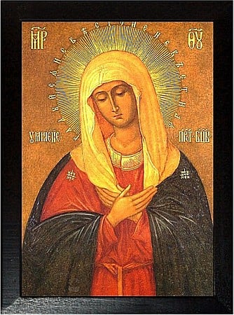 Icoane Maica Domnului - Maica Domnului Umilenie de la Diveevo, zisa si Umilenia