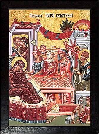 Icoane praznicale - Nasterea Maicii Domnului