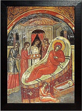Icoane Maica Domnului - Nasterea Maicii Domnului nostru Mantuitorul Iisus Hristos