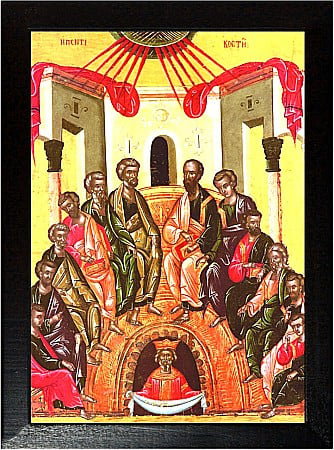 Icoane praznicale - Pogorarea Sfantului Duh, Rusaliile