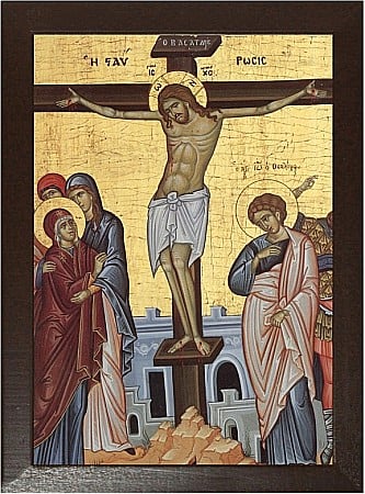 Icoane praznicale - Rastignirea Domnului nostru Iisus Hristos, si Coborarea de pe Cruce