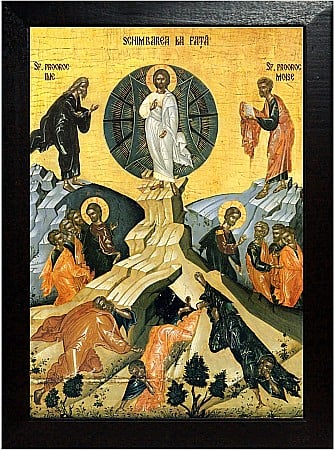 Icoane August - Schimbarea la fata a Domnului nostru Iisus Hristos