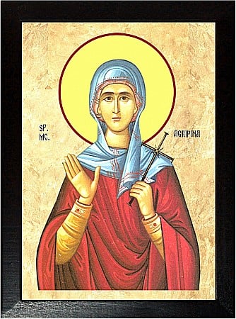 Icoane Iunie - Sfanta Agripina Mucenita