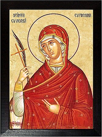 Icoane Septembrie - Sfânta Cuvioasă Eufrosina