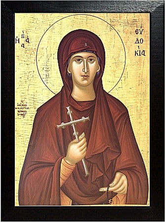 Icoane Martie - Sfanta Cuvioasa Evdochia