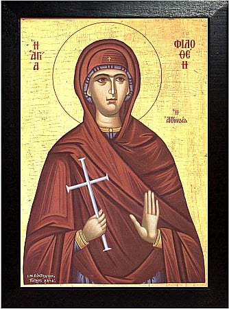 Icoane Februarie - Sfanta Cuvioasa Filoteea