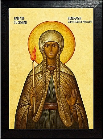 Sfinti Ianuarie - Sfânta Cuvioasă Genoveva, ocrotitoarea Parisului