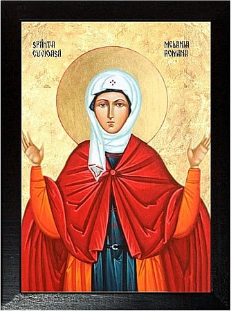 Icoane Decembrie - Sfânta Cuvioasă Melania Romana