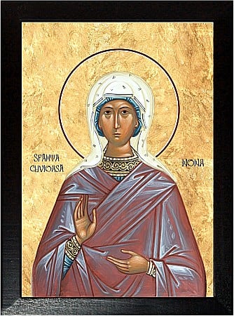 Sfinti August - Sfanta Cuvioasa Nona, mama Sfântului Grigorie Teologul