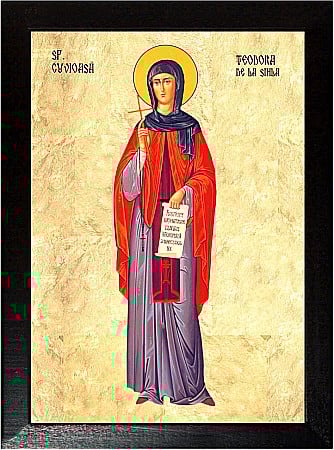 Sfinti August - Sfanta Cuvioasa Teodora de la Sihla