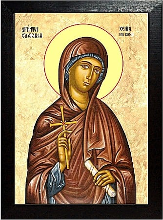 Sfinti Ianuarie - Sfânta Cuvioasă Xenia din Roma, zisă şi Eusebia