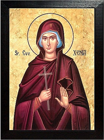 Icoane Ianuarie - Sfanta Cuvioasa Xenia, zisa si Eusebia