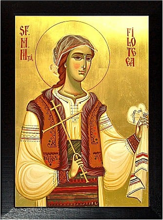 Icoane Decembrie - Sfanta Filofteia, de la Curtea de Arges