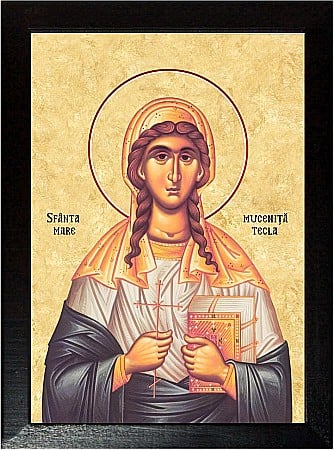 Sfinti Septembrie - Sfânta Mare Muceniță Tecla, cea întocmai cu apostolii