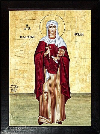 Icoane Septembrie - Sfanta Mare Mucenita Tecla