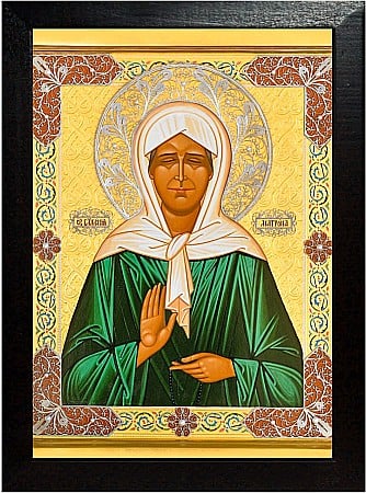 Icoane Mai - Sfanta Matrona din Moscova, din nastere lipsita de vedere