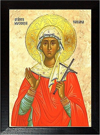 Sfinti Ianuarie - Sfânta Muceniță Tatiana, diaconița