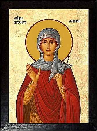 Icoane Iunie - Sfânta Muceniță Agripina