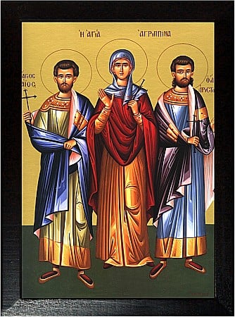 Sfanta Mucenita Agripina, Sfantul Mucenic Gaie, Sfantul Mucenic Aristocle [1]