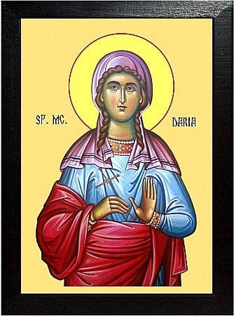 Icoane Martie - Sfanta Mucenita Daria
