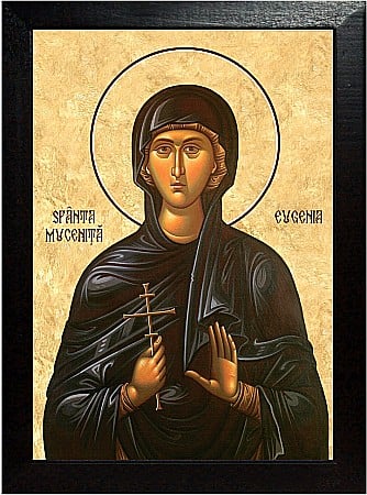 Icoane Decembrie - Sfânta Muceniță Eugenia
