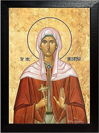 Icoane Mai - Sfanta Mucenita Hristina