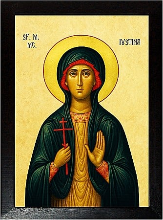 Icoane Octombrie - Sfânta Muceniță Iustina