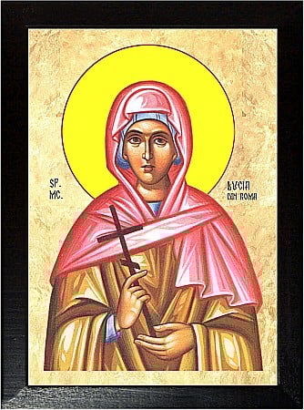 Icoane Iulie - Sfanta Mucenita Lucia din Roma