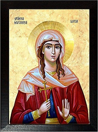 Sfinti Decembrie - Sfânta Muceniță Lucia, fecioara, cea a vederii si a oftalmologilor