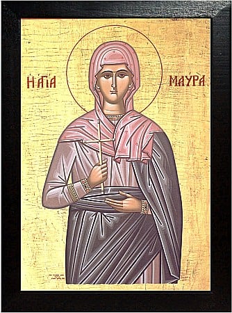 Icoane Mai - Sfanta Mucenita Mavra