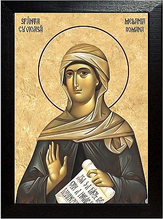 Sfinti Decembrie - Sfanta Mucenita Melania Romana, model bizantin