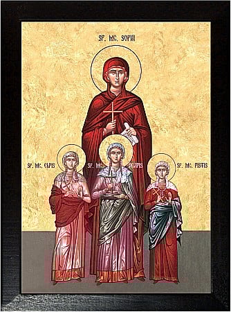 Sfinti Septembrie - Sfanta Mucenita Sofia, si fiicele ei Pistis, Elpis şi Agapi