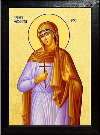 Icoane Decembrie - Sfânta Muceniță Zoe