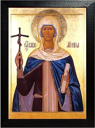 Icoane Ianuarie - Sfanta Nina, cea intocmai cu Apostolii