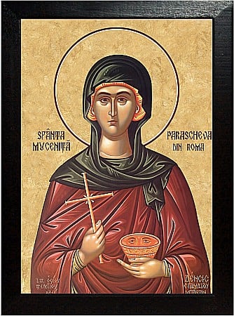 Icoane Iulie - Sfanta Parascheva din Roma