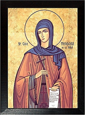 Icoane August - Sfanta Teodora de la Sihla