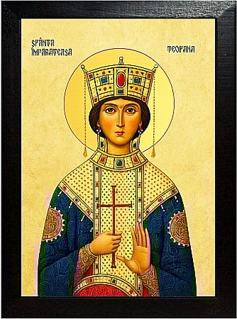 Icoane Decembrie - Sfânta Teofana Împărăteasa